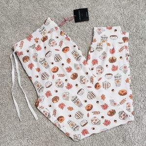 Fall Pumpkin Spice Latte Donut Joggers